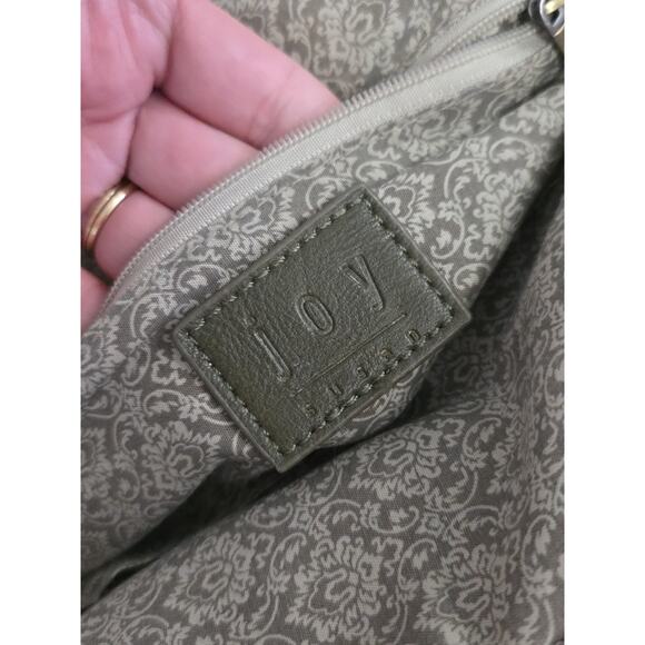 Joy Susan Julia Mini Backpack Purse Dark Olive Green Colored Vegan Leather main image 9